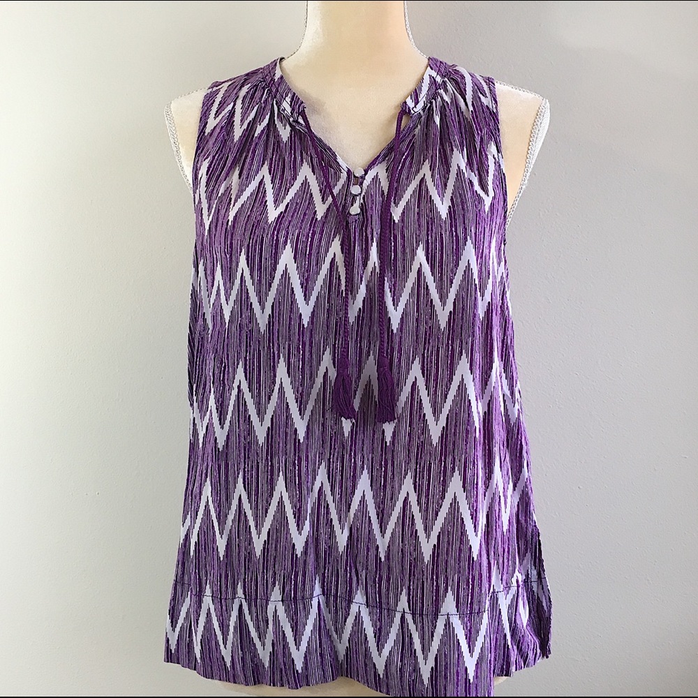 Boho Chic Chevron Top